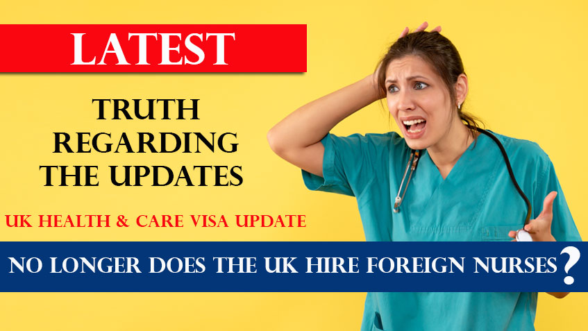 No Longer Does the UK Hire Foreign Nurses?