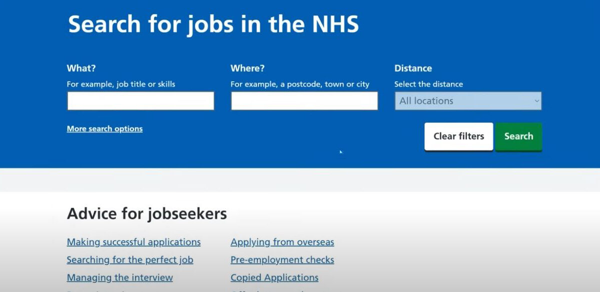 nhs jobs london