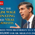 Sunak “agreed with Braverman to a threshold of £40,000 for UK migrants’ income.”