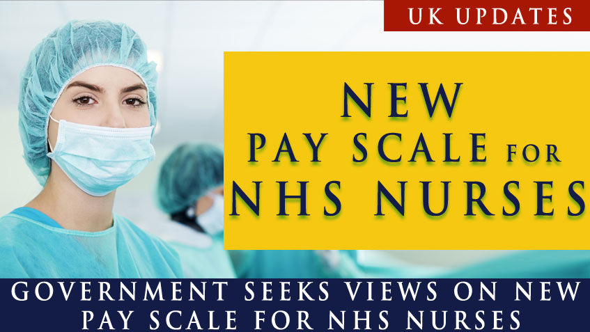 Government seeks views on new pay scale for NHS nurses