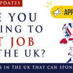 A list of companies in the UK that can sponsor a visa: cos uk