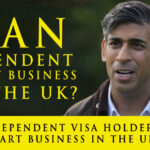 What steps must Dependent Visa holders take to start a business in the UK?