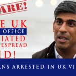 The UK Home Office initiated a widespread raid!