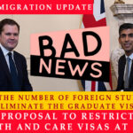 UK Immigration Update : New proposal to restricting health and care visas at 30,000 : New proposal to restricting health and care visas at 30,000