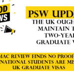 PSW UPDATE: The UK ought to maintain the two-year UK graduate visa