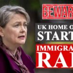 UK Home office started immigration raid : yvette cooper