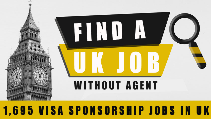 Visa sponsorship jobs in UK