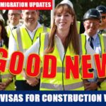 Chances of obtaining more UK visas for construction workers