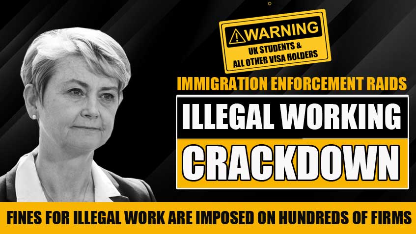 UK Home Office started to crack down on illegal working