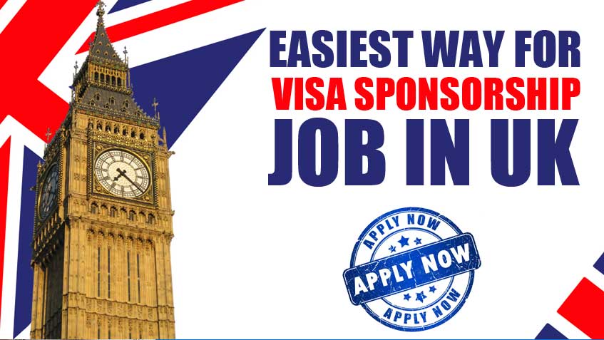 Jobs in the UK with a visa sponsorship