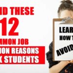 Avoid These Common UK Student Job Rejection Reasons