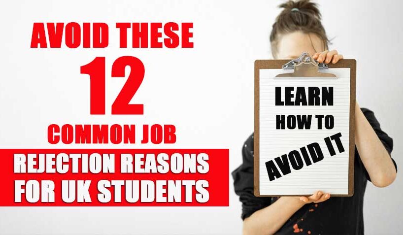 UK Student Job Rejection Reasons