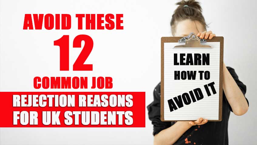 UK Student Job Rejection Reasons