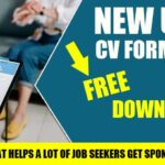 This CV format helps a lot of job seekers get sponsored job offers in the UK| my perfect cv