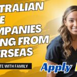 These Australian Care Companies Hiring from Overseas with Visa Sponsorship~ australia jobs