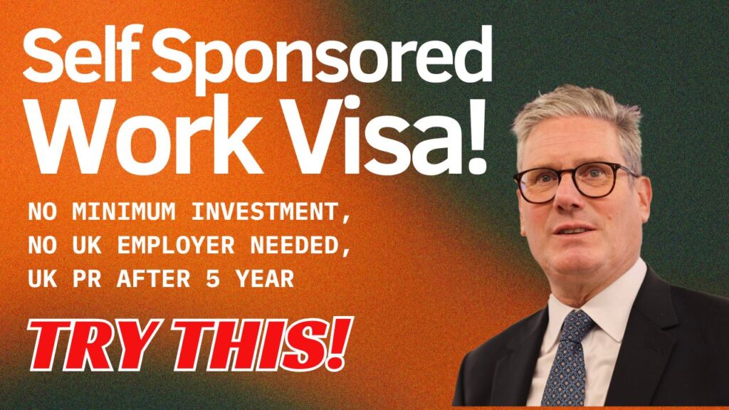 Self sponsorship visa UK