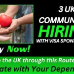 Three communites in UK hiring in 2025  From Overseas | Charity worker visa UK