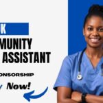 UK Community Care Assistant – Visa sponsorship is offered