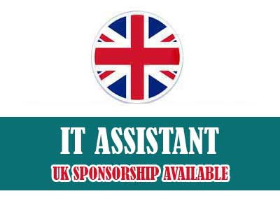 IT Assistant jobs in the UK with sponsorship opportunities