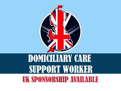 Domiciliary Support Worker Sponsorship UK