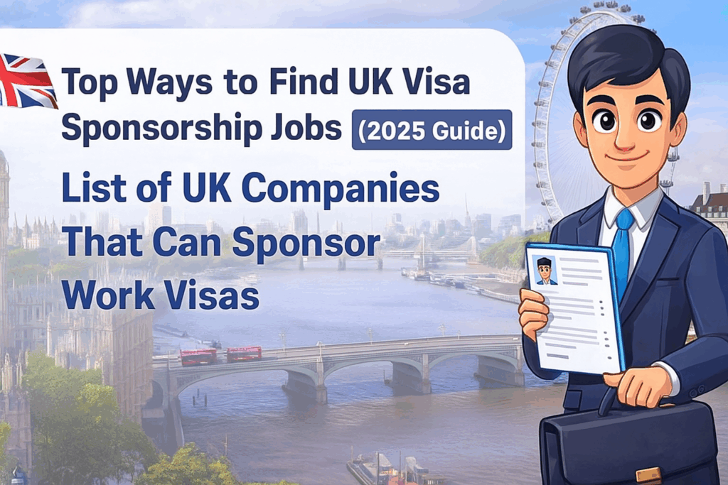 UK visa sponsorship jobs