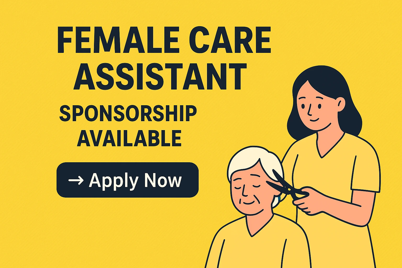 Female Care Assistant – Sponsorship Available | UK Visa Sponsorship Jobs 2025 3 Female Care Assistant