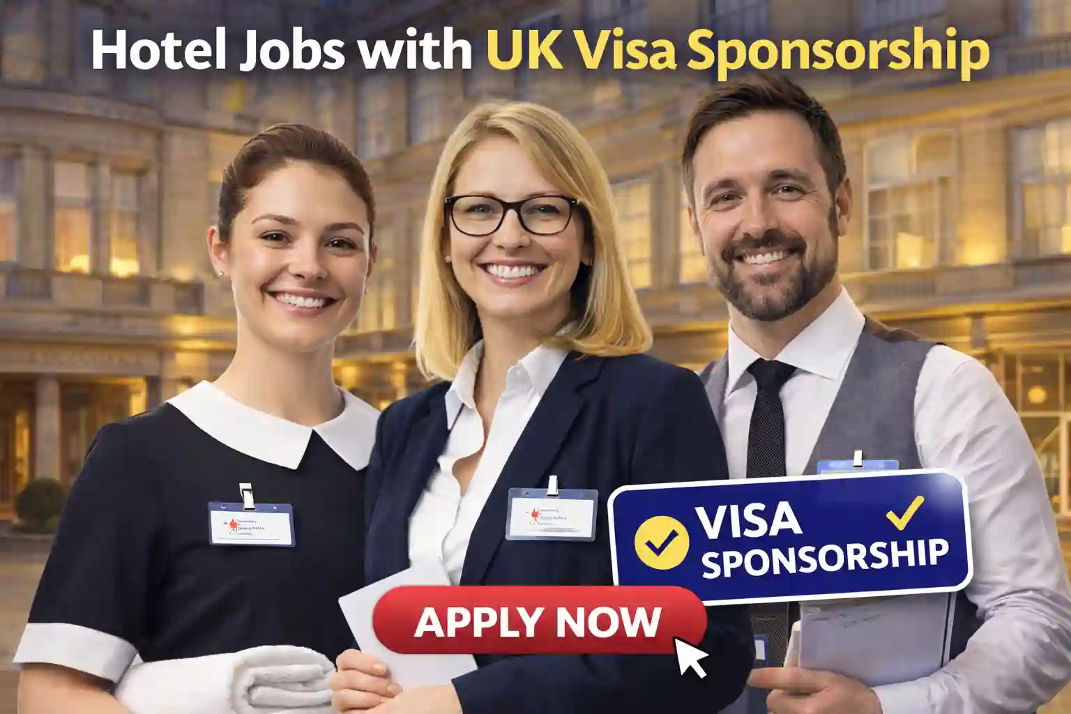 UK Hotel Vacancies with Sponsorship
