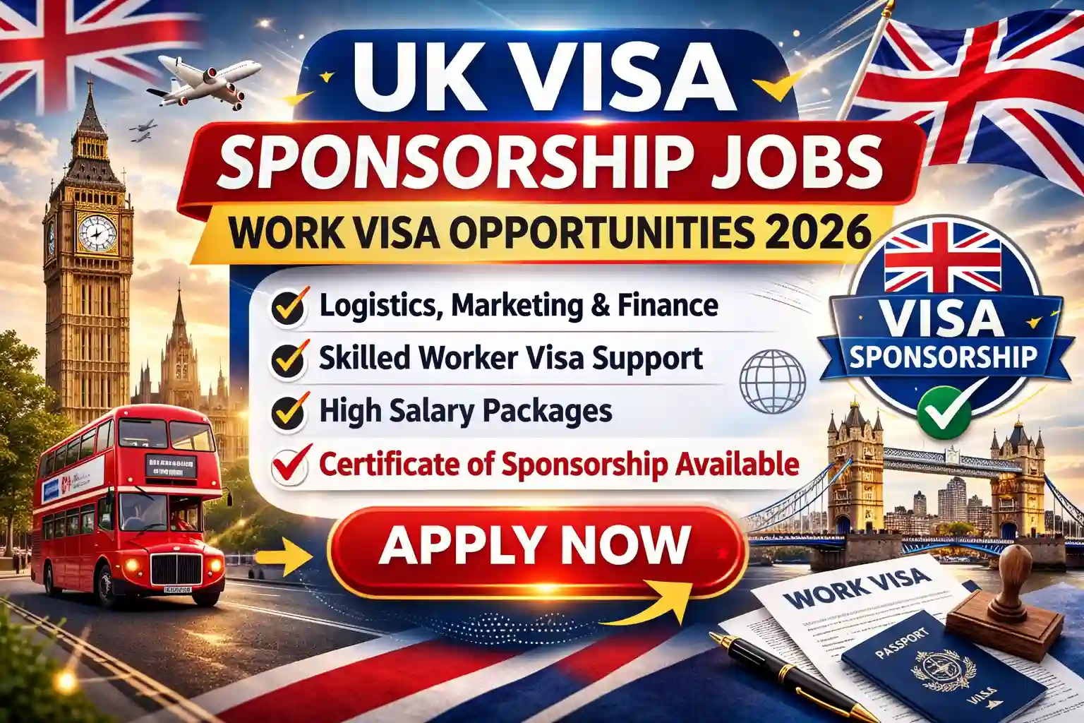 UK Work Visa Sponsorship Opportunities