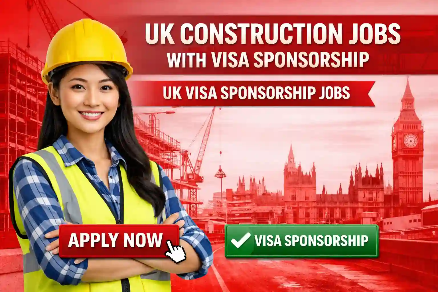 UK Construction Jobs with Visa Sponsorship