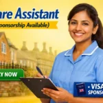 UK Care Assistant Job Openings Sponsorship