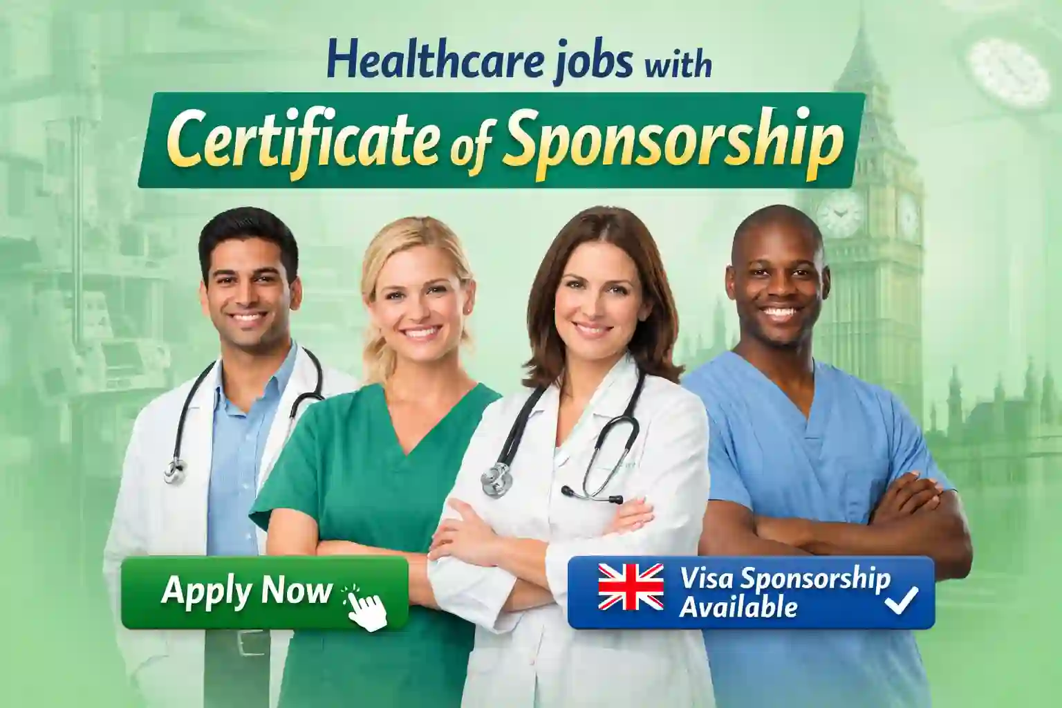 Healthcare Jobs with Certificate of Sponsorship