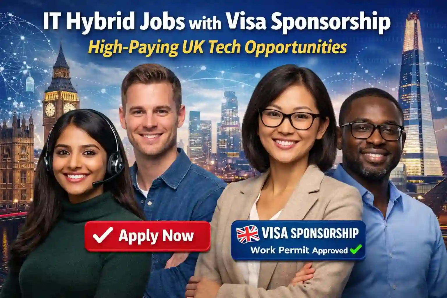 IT Hybrid Jobs with Visa Sponsorship