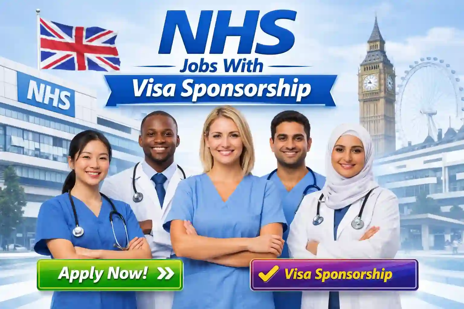 NHS sponsorship jobs UK