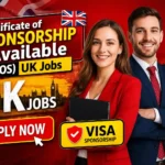 Certificate of sponsorship UK jobs