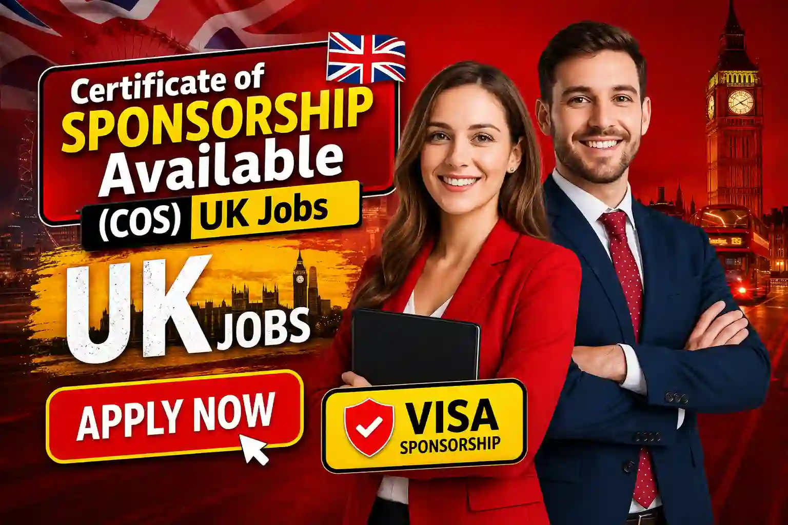 Certificate of sponsorship UK jobs