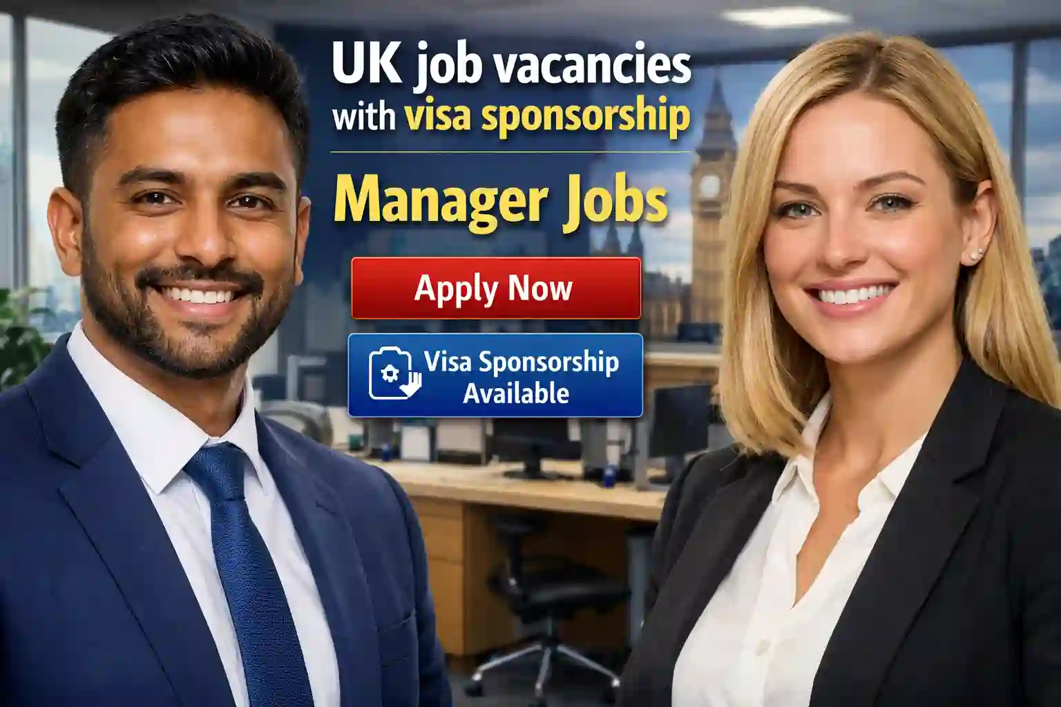 UK job vacancies with visa sponsorship