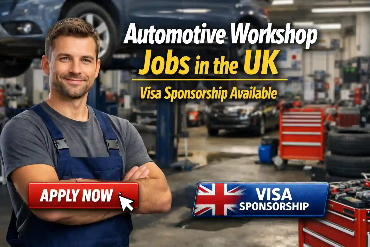 UK Garage Jobs Visa Sponsorship