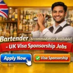 Bartender Jobs UK Visa Sponsorship