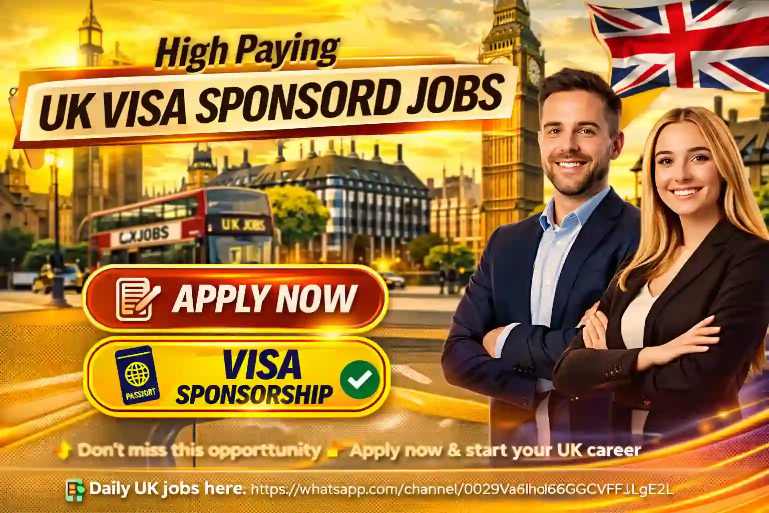 Full Time Jobs UK Sponsorship
