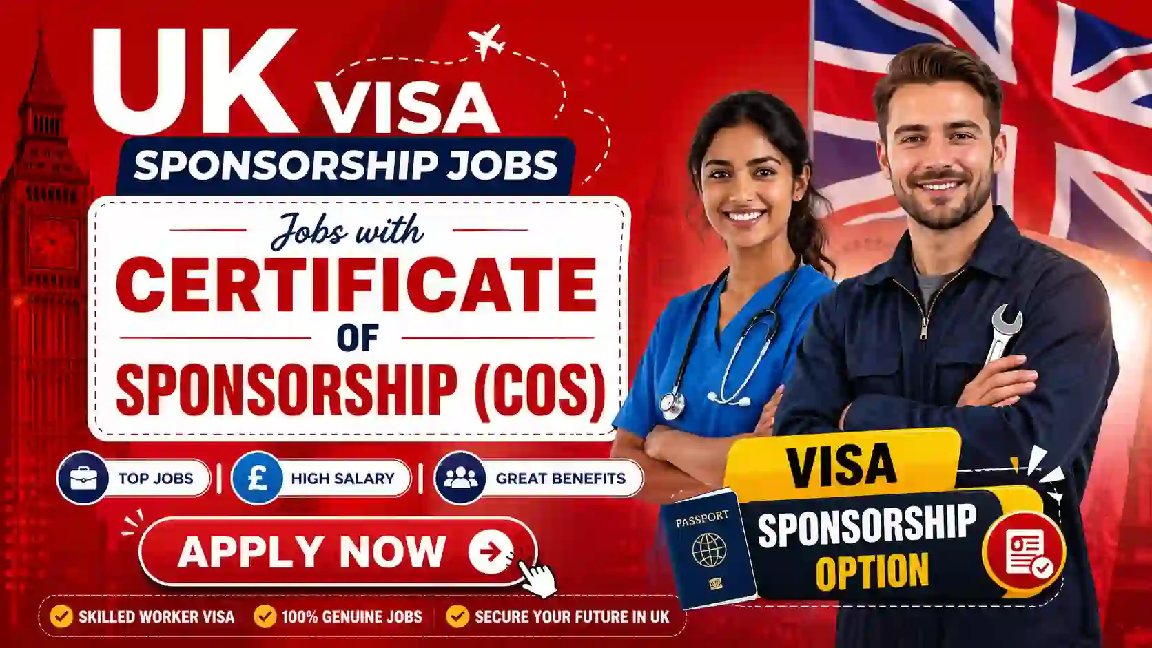 Certificate of Sponsorship UK Jobs