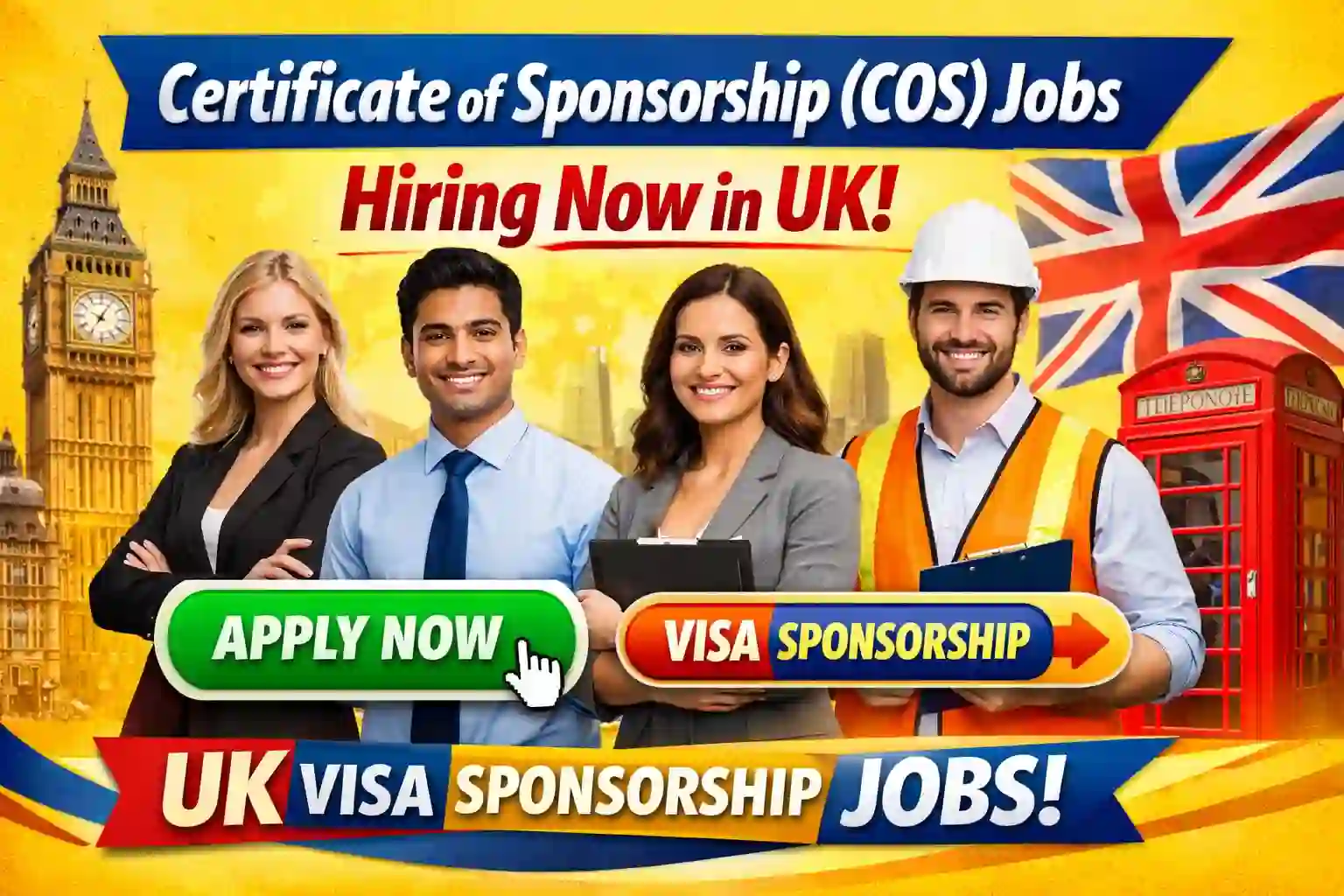 Certificate of Sponsorship (COS) Jobs