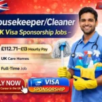 Cleaner Jobs UK Visa Sponsorship
