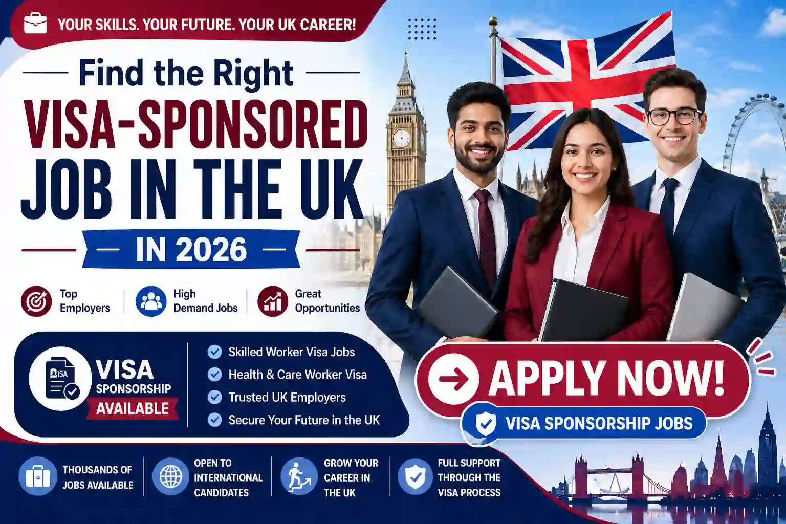 How to Get UK Job with Sponsorship