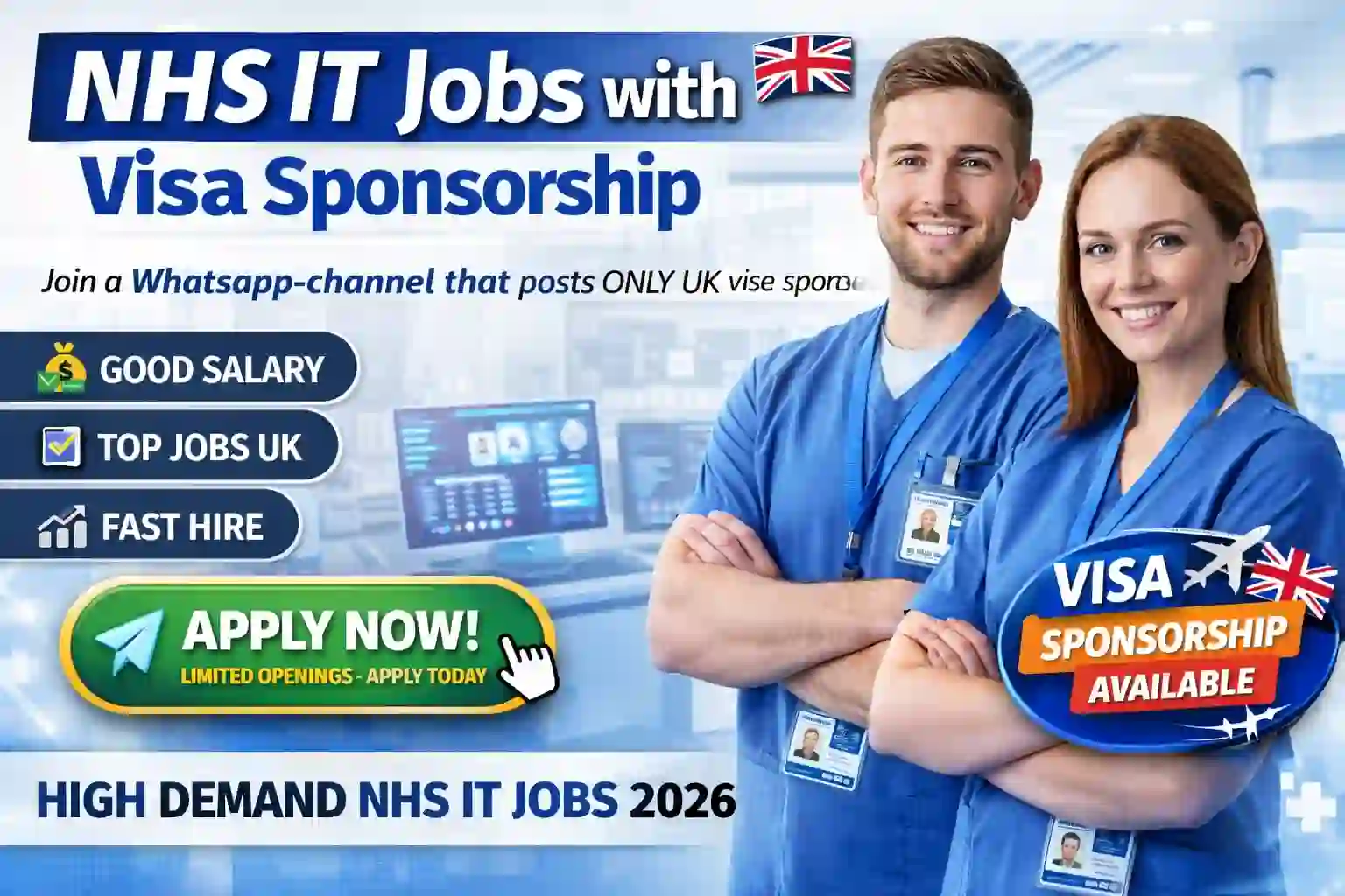 NHS IT Jobs with Visa Sponsorship