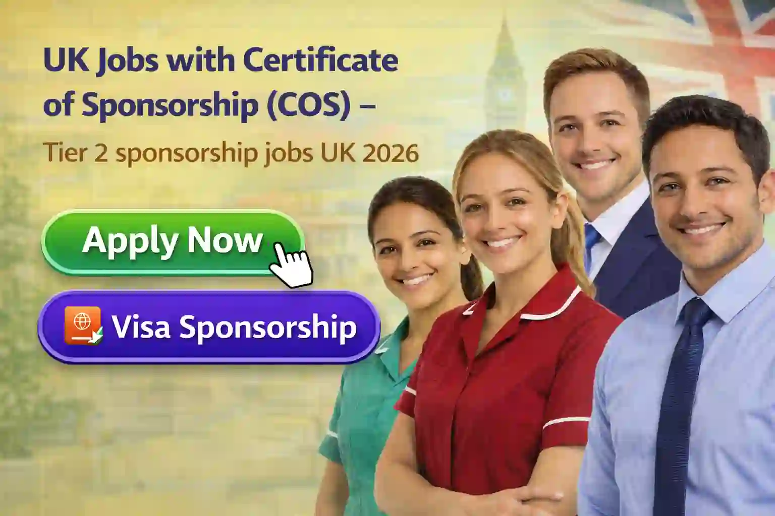 Tier 2 sponsorship jobs UK