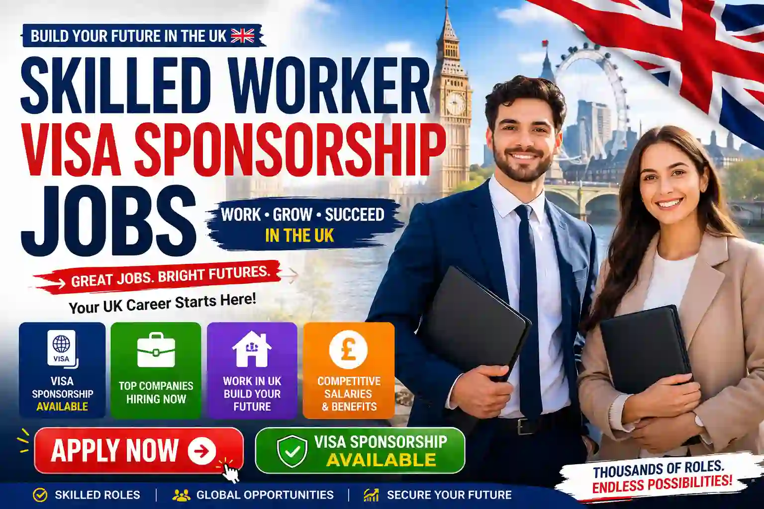 UK Skilled Worker Visa Jobs 2026