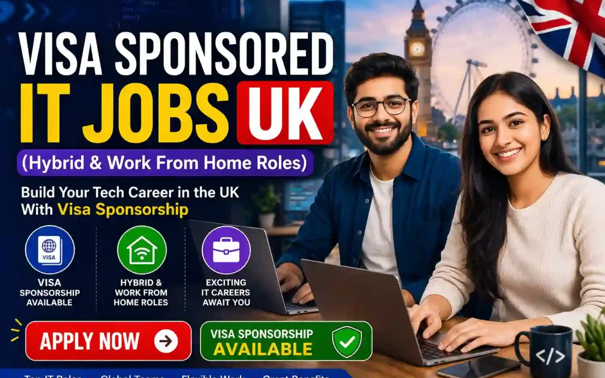 Visa Sponsored IT Jobs in the UK