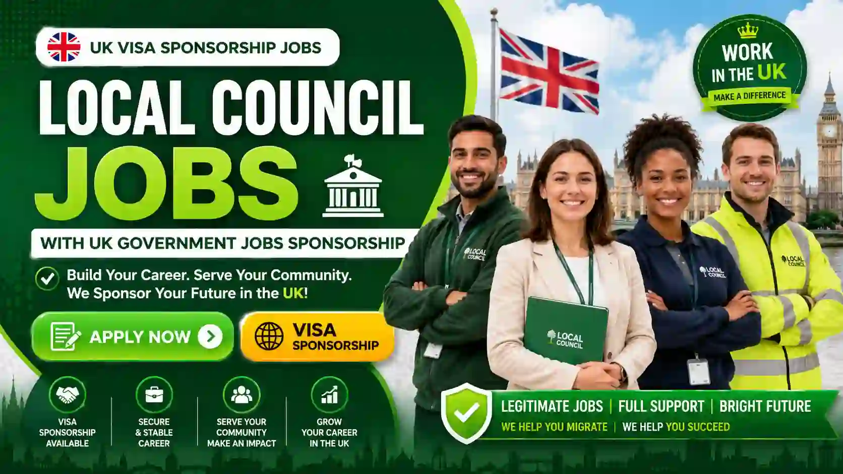 UK Government Jobs Sponsorship