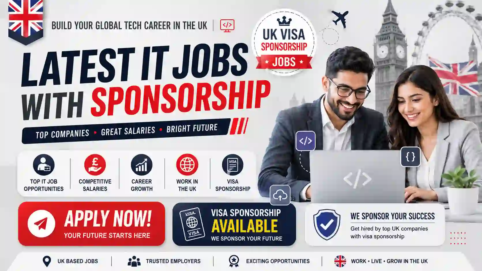 UK IT Jobs With Visa Sponsorship