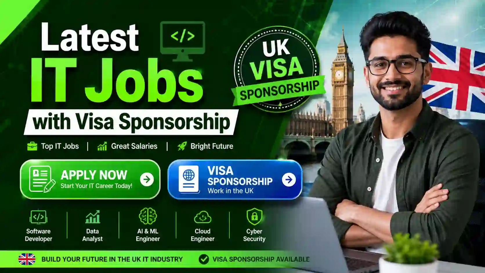 UK Visa Sponsorship IT Jobs